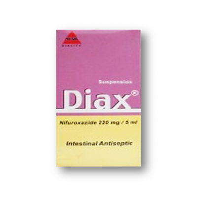 DIAX 220 MG / 5ML ( NIFUROXAZIDE ) 60 ML SUSPENSION